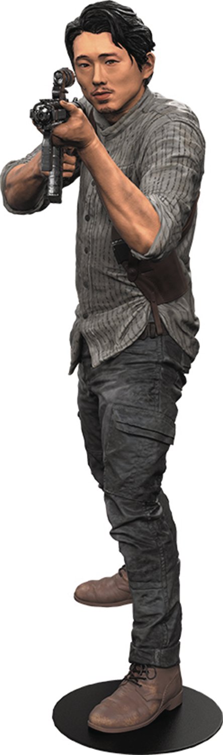 McFarlane Toys The Walking Dead TV Series Glenn 10-Inch Deluxe Action Figure - Collectible Figure for Fans, Display & Role Play Scenes