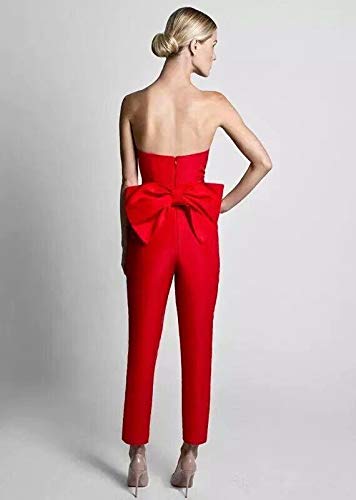 Elegant Women's Jumpsuit with Train - 2 Piece Formal Evening Dress Set for Wedding Guest & Special Occasions | Long Sleeve Party Outfit for Women 2020 | Perfect for Galas, Cocktail Parties & Black Tie Events
