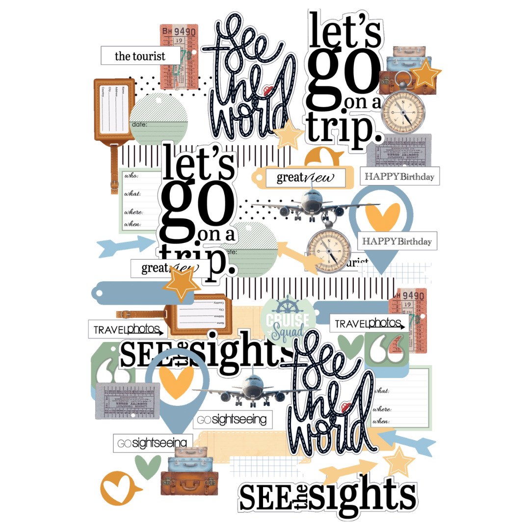 Scenic Route Creative Cuts - Premium Quality Customizable Die Cuts for Scrapbooking, Card Making & DIY Crafts | Perfect for Home Decor, Gift Wrapping & Party Supplies