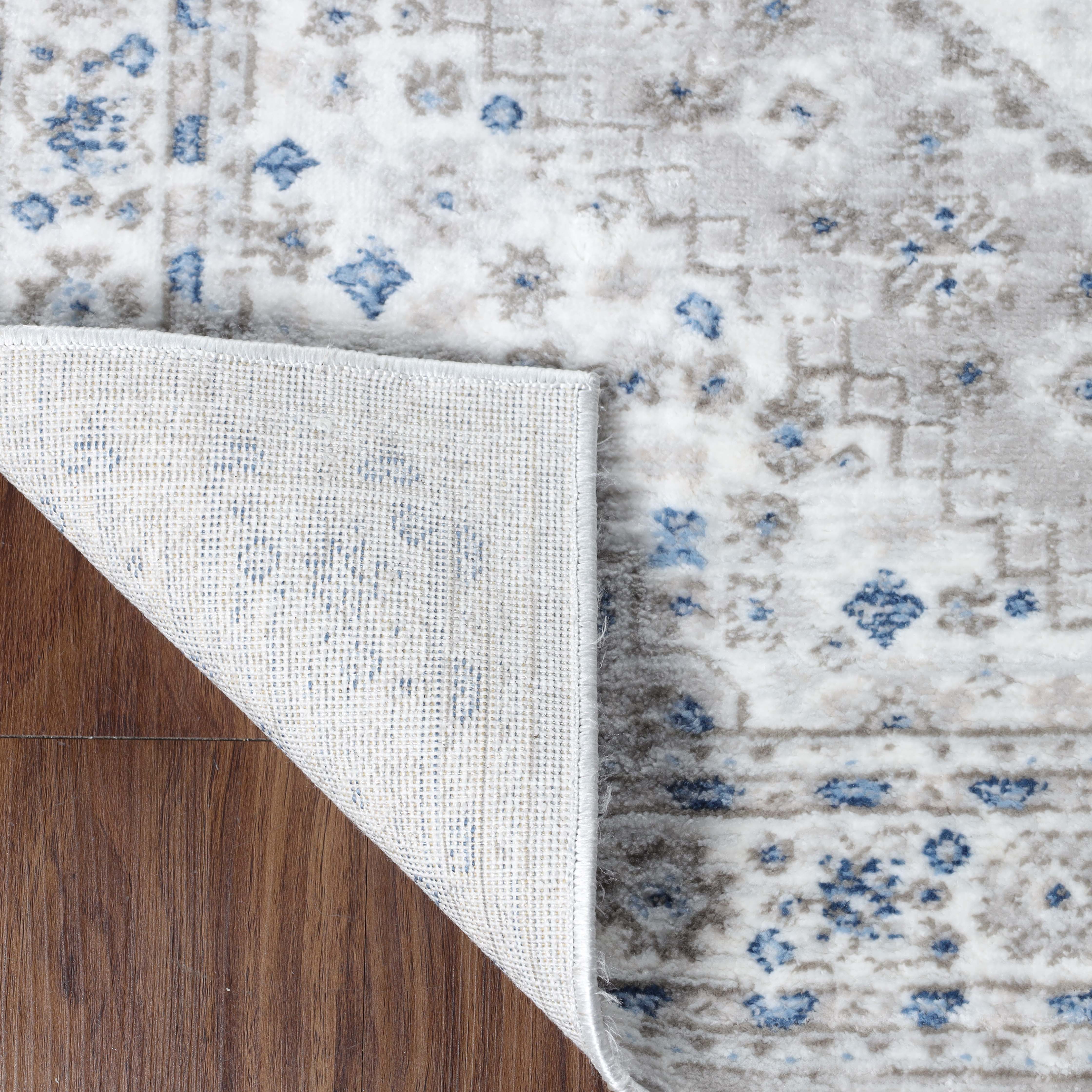 Layland Classic Medallion Traditional Indoor Area Rug or Runner - Non-Slip Living Room Carpet for Bedroom, Dining Room & Hallway Decor