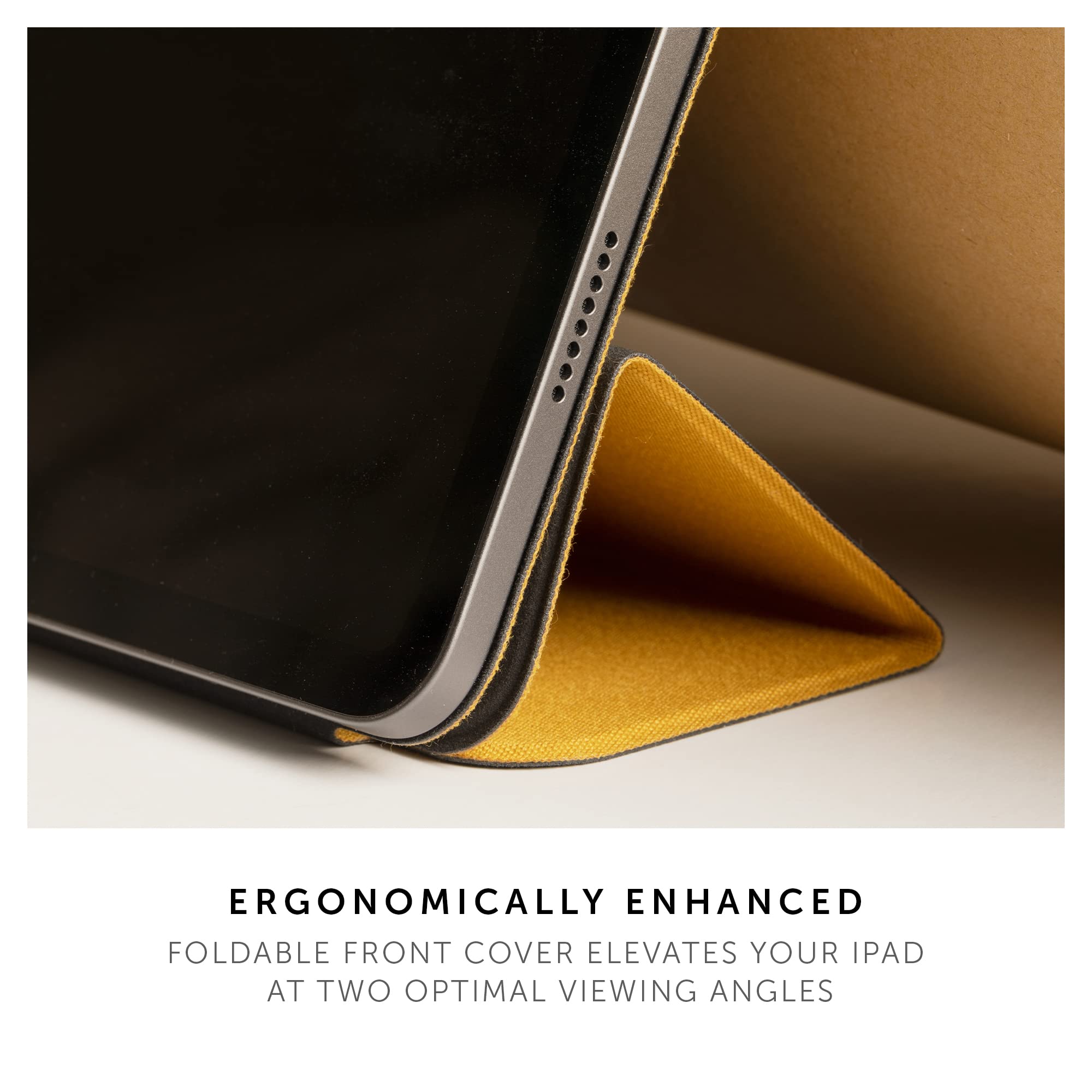 Native Union W.F.A iPad Folio Case - Eco-Friendly Recycled Material Foldable Stand Cover for iPad Air 13