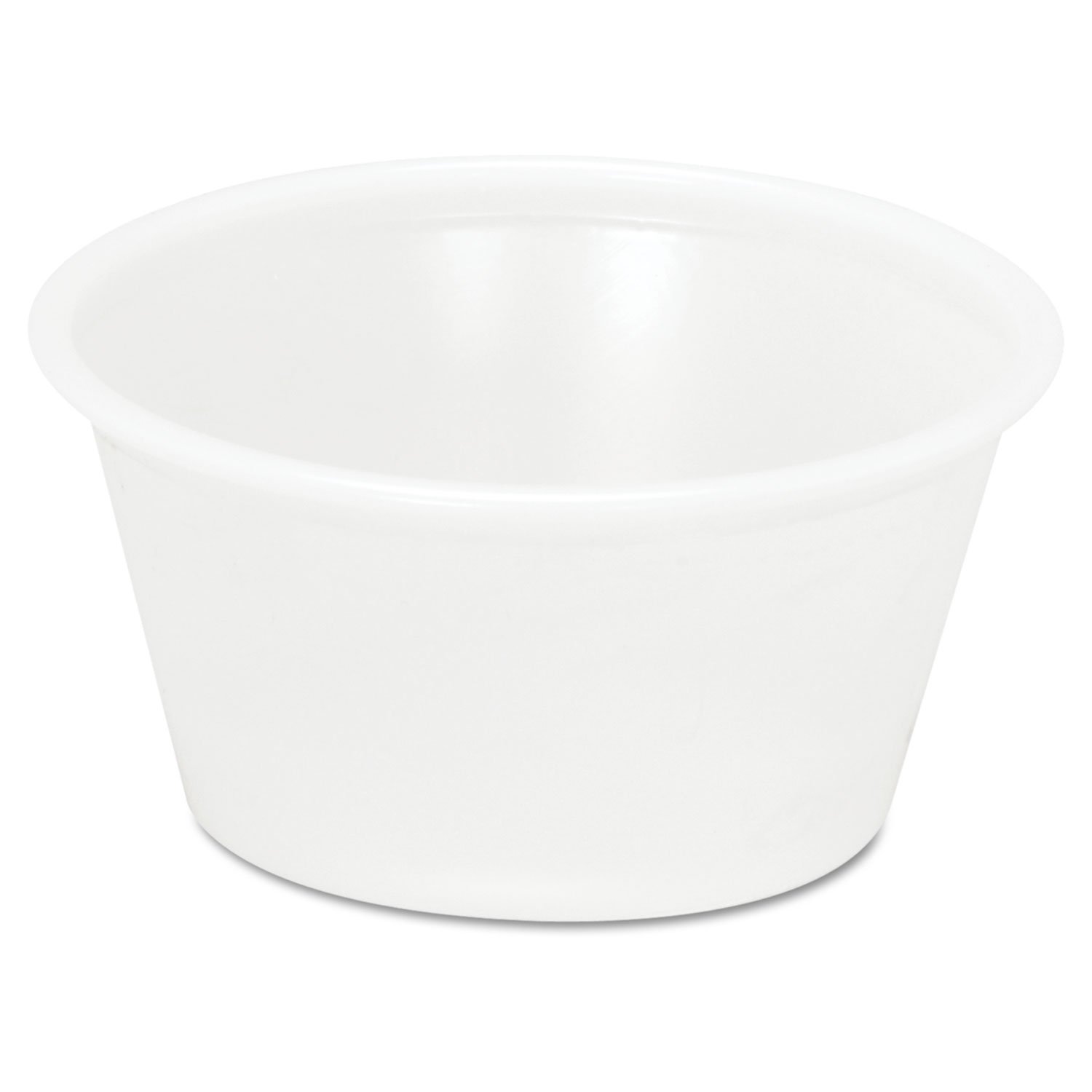 Pactiv PCTYS200 2oz Translucent Plastic Souffle Cups - 200 Count per Bag, 12 Bags per Carton - Perfect for Meal Prep, Portion Control & Food Storage