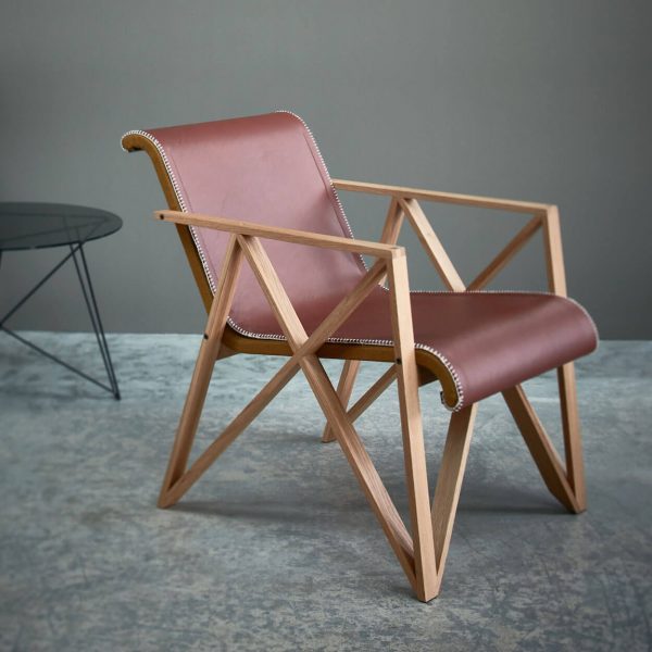 Gerrit Rietveld Metz Armchair - Modernist Wooden Chair for Living Room, Office & Lounge - Iconic Dutch Design Furniture for Home Decor