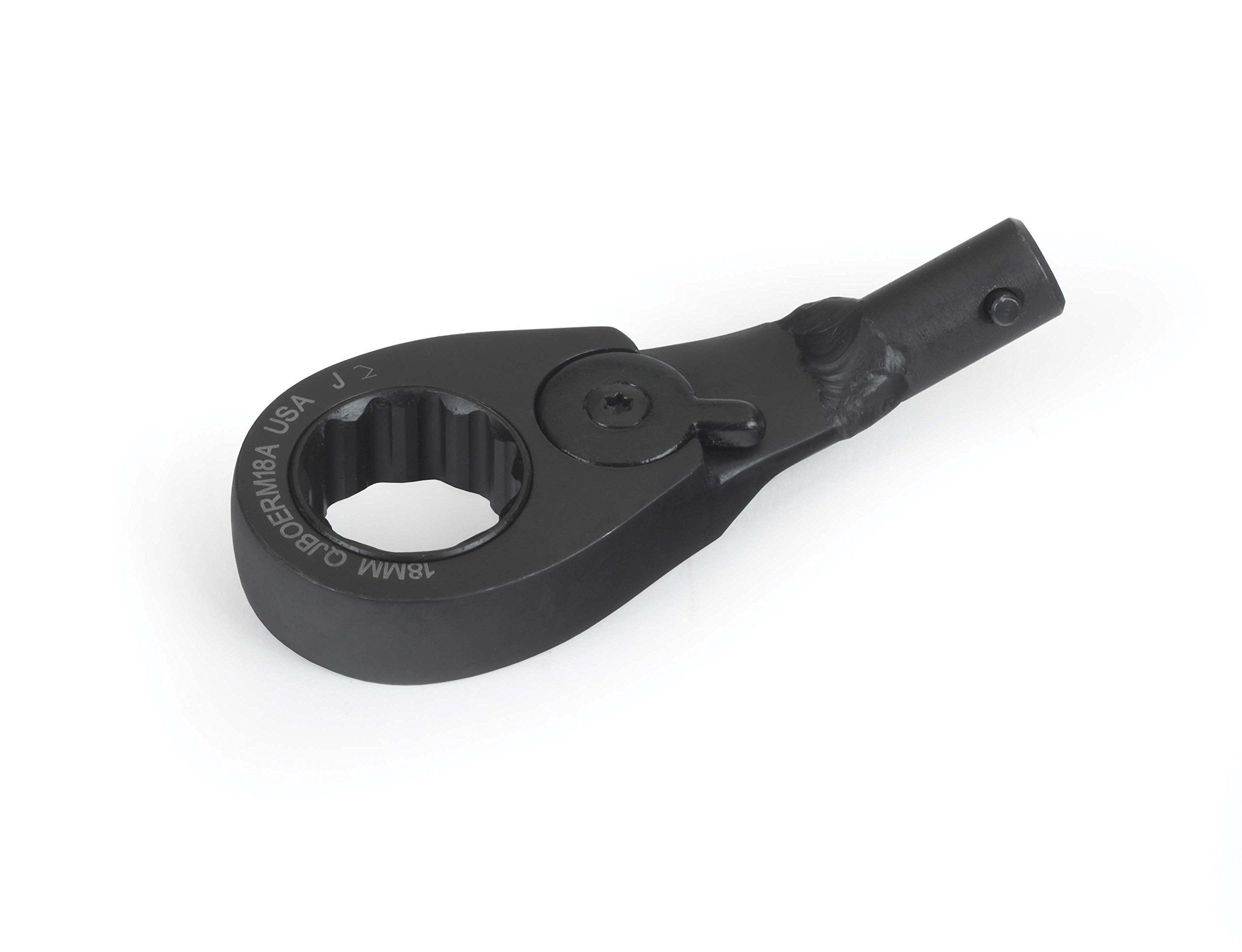 12-Point J-Shank Ratcheting Wrench Head - CDI Torque TCQJBOERM22A - Perfect for Automotive Repair & Mechanical Maintenance