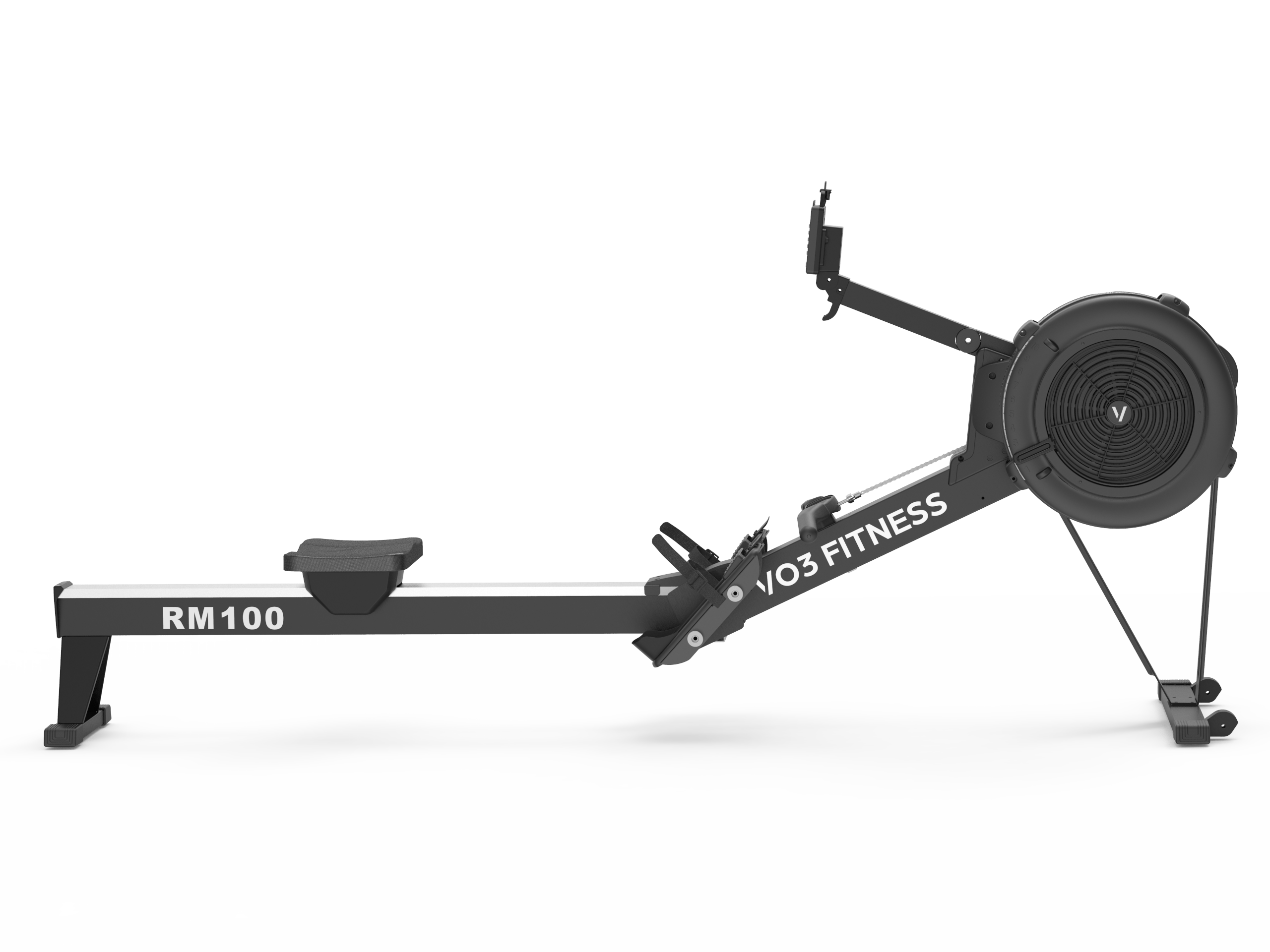 VO3 FITNESS RM100 Commercial Rowing Machine - Heavy Duty Indoor Rower for Home Gym & Cardio Workouts - Perfect for Full Body Exercise & Weight Loss Training