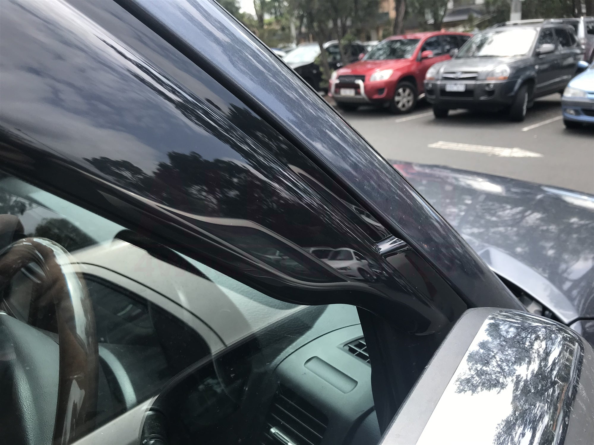 Premium Weather Shields for Mitsubishi Pajero 2000-2021 | Durable Rain Guards & Window Deflectors | Perfect for Off-Roading & All-Weather Protection
