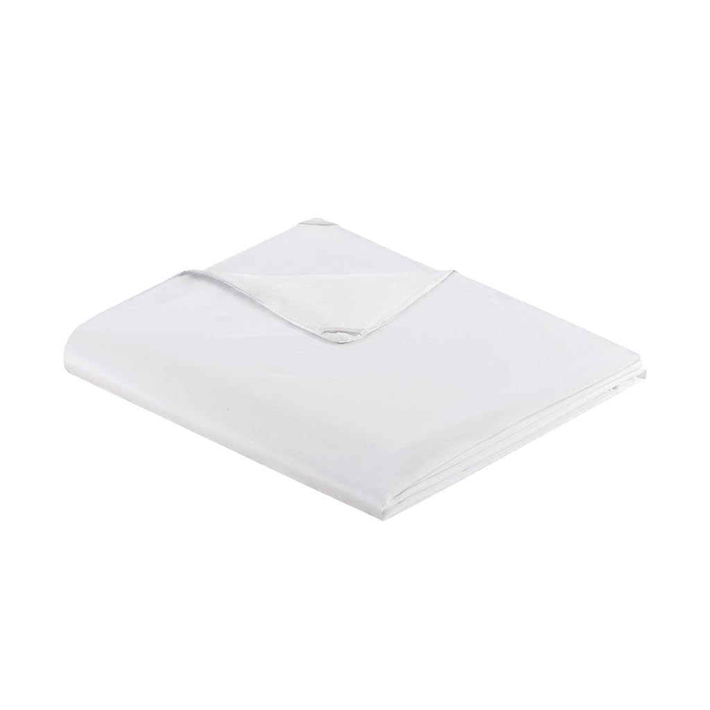 Sleep Philosophy King Size Waterproof Duvet Cover - All Seasons Comforter Protector with 3M Scotchgard Moisture Wicking Technology & Zipper Closure (White) | Ideal for Allergy Sufferers, Kids' Beds & Luxury Hotel-Style Bedding