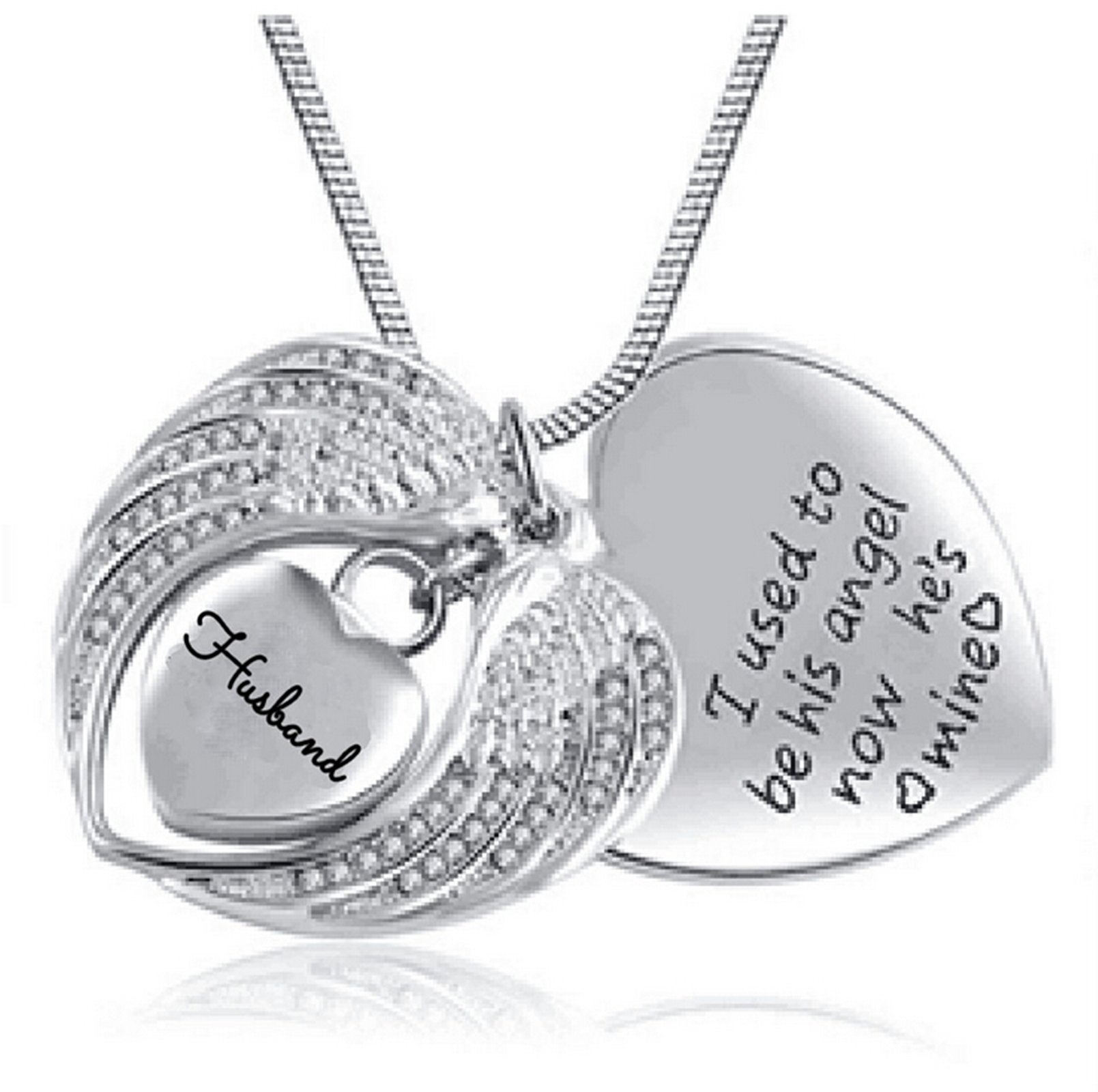 Beydodo Personalized Heart Cremation Urn Necklace - Memorial Jewelry for Ashes, Always in My Heart Keepsake with Funnel Kit - Perfect Sympathy Gift for Loved Ones | Wearable Memorial for Funeral, Remembrance & Everyday Comfort
