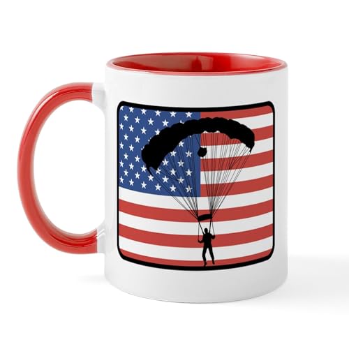 White/Red Inside - American Skydiving Mug