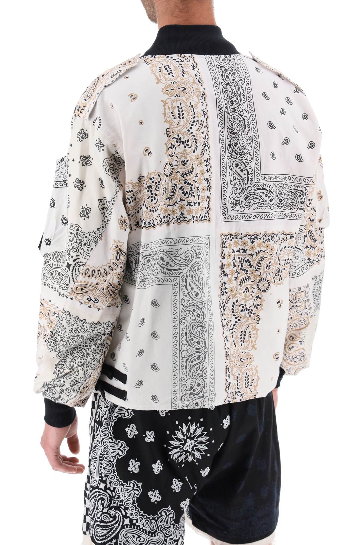Children of the Discordance Bandana Print Bomber Jacket - Stylish Streetwear for Urban Fashion & Casual Outfits