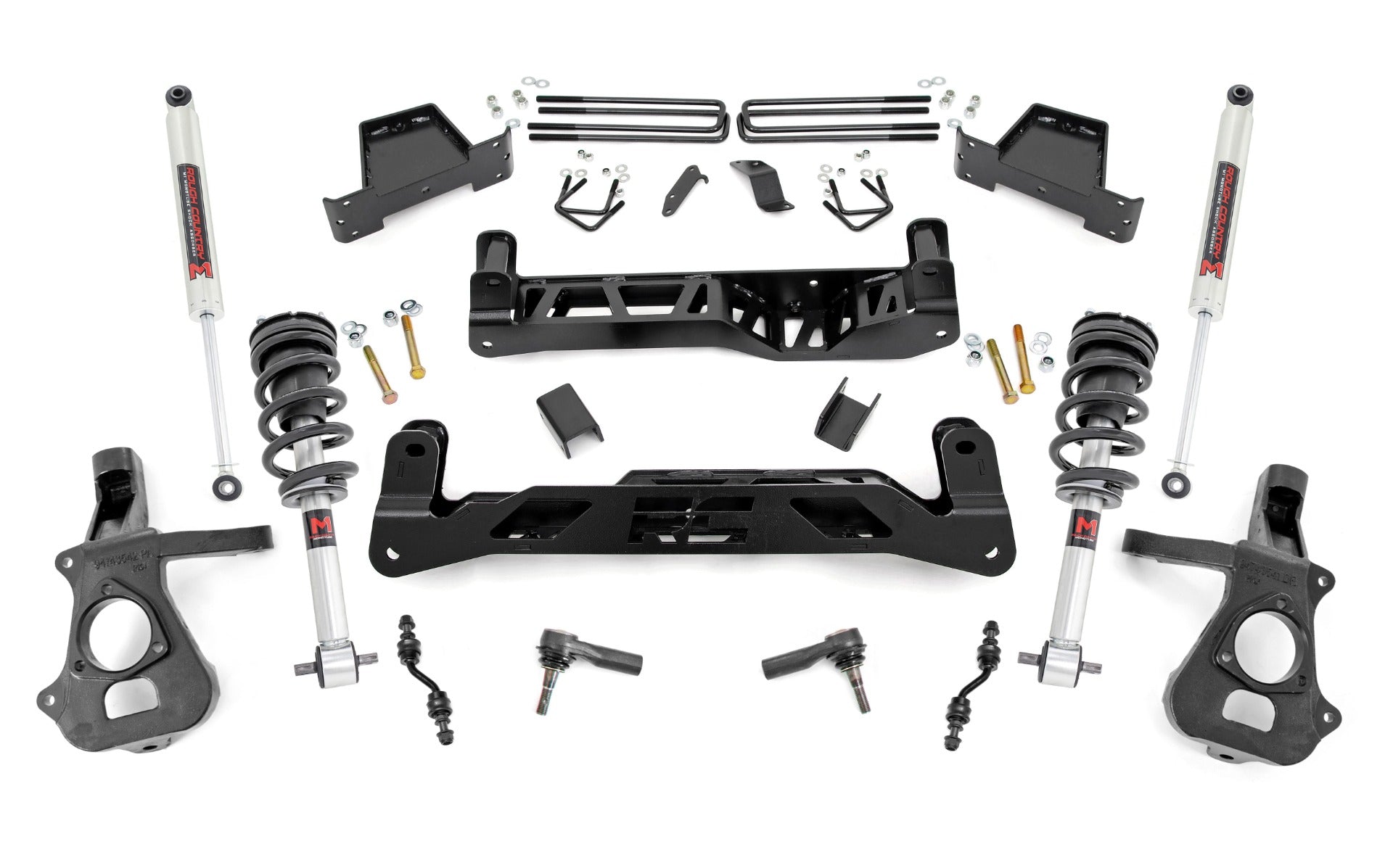 7 Inch Lift Kit for Chevy/GMC 1500 (2014-2018 & Classic) - Aluminum/Stamped Steel Construction with M1 Strut - Off-Road Suspension Upgrade for Trucks & SUVs