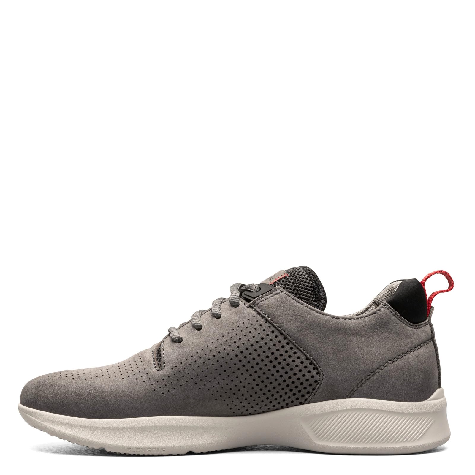 Florsheim Men's Studio Perf Lace-Up Sneakers - Comfortable Casual Shoes for Walking, Work & Everyday Wear | Breathable Leather Oxfords for Business & Office Outfits