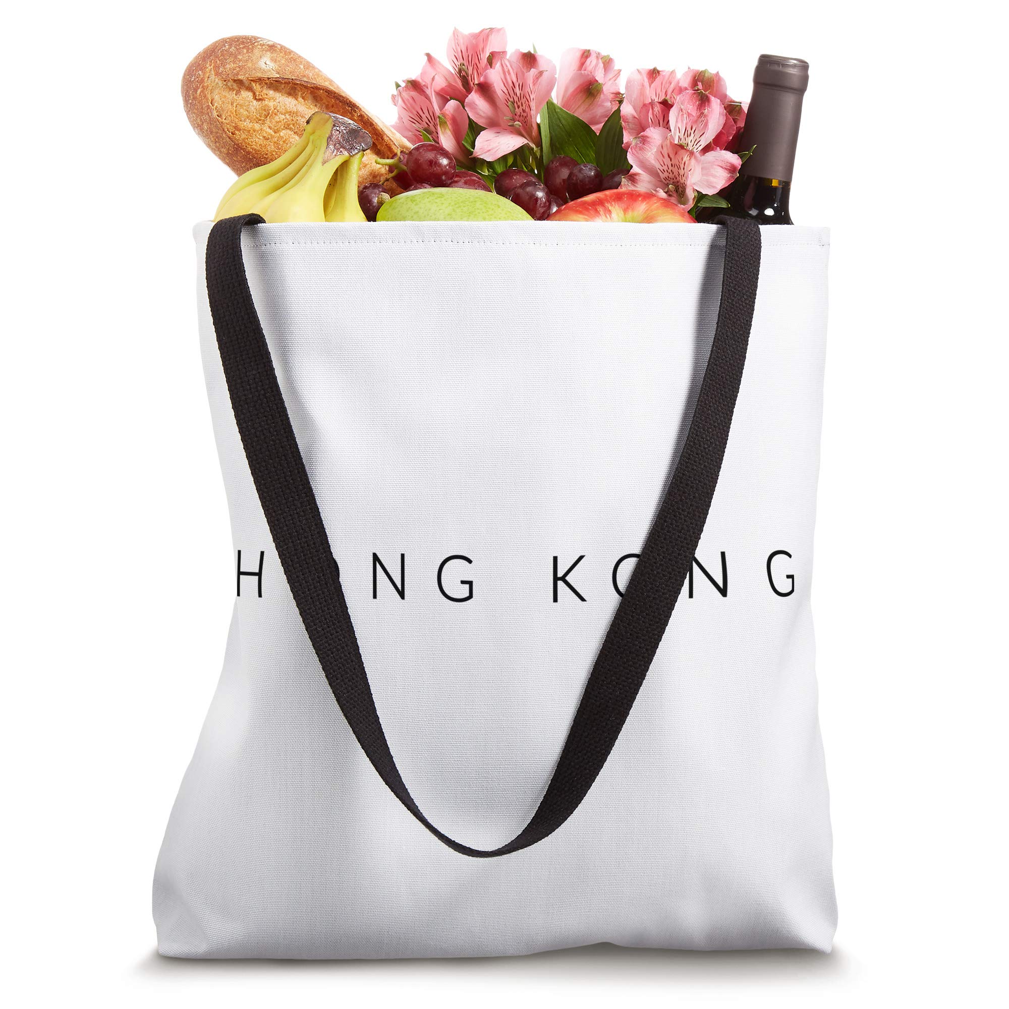 Stylish Hong Kong Themed Tote Bag - Durable & Eco-Friendly Canvas Shopper for Travel, Shopping & Daily Use - Perfect for Groceries, Beach Trips & Work Commute