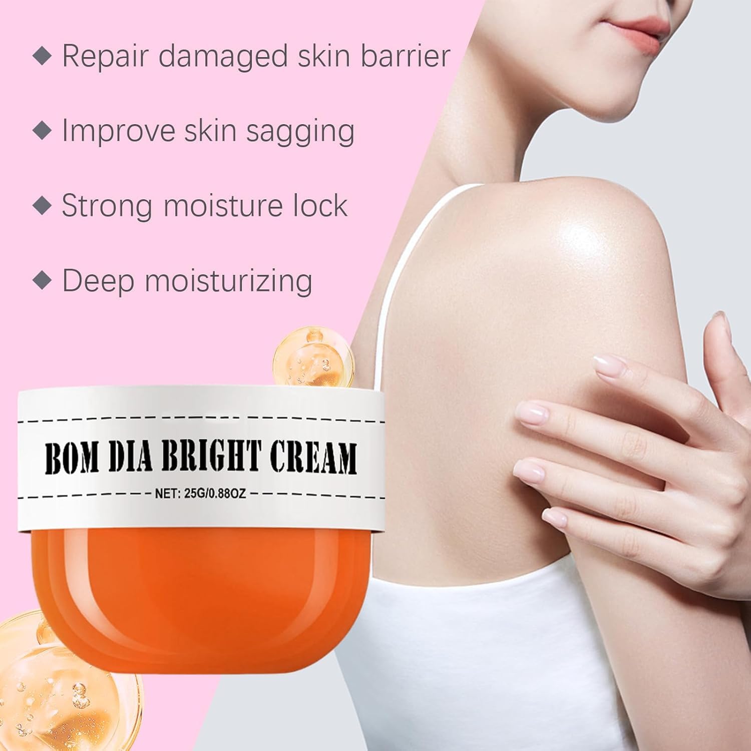 Brazilian Bum Firming Cream - Deeply Moisturizing & Tightening Body Cream for Smooth Skin | Buttocks & Body Moisturizer for Women | Nourishes Dry & Sensitive Skin | Perfect for Post-Workout, Daily Hydration & Skin Care Routine