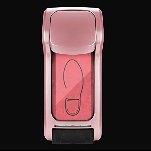 Automatic Shoe Cover Dispenser Machine with 600pcs Disposable Plastic Shoe Covers - Rose Gold for Home, Office, Hotel Use | Perfect for Hospitals, Clinics & Clean Rooms