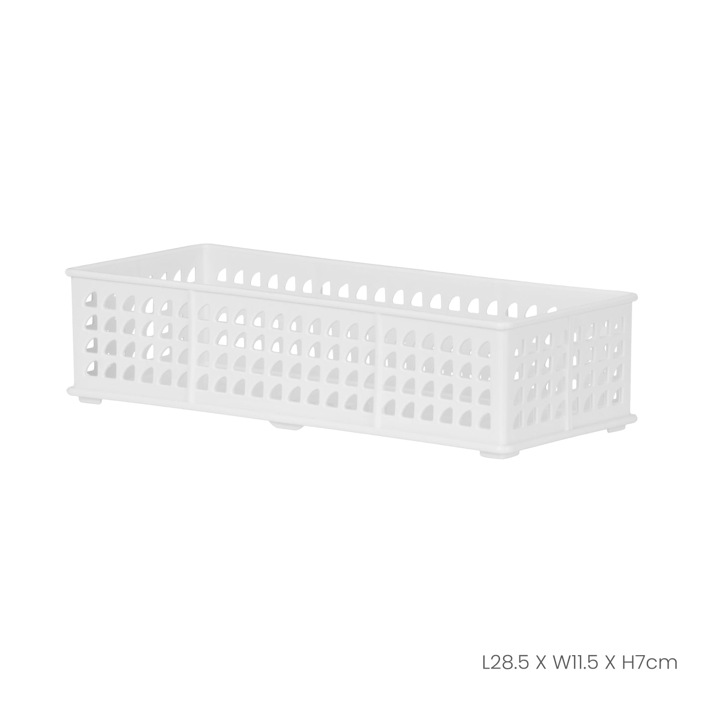 Stackable Slim Tray (4822) - Space-Saving Organizer for Kitchen, Bathroom & Office - Perfect for Drawer, Countertop & Cabinet Storage