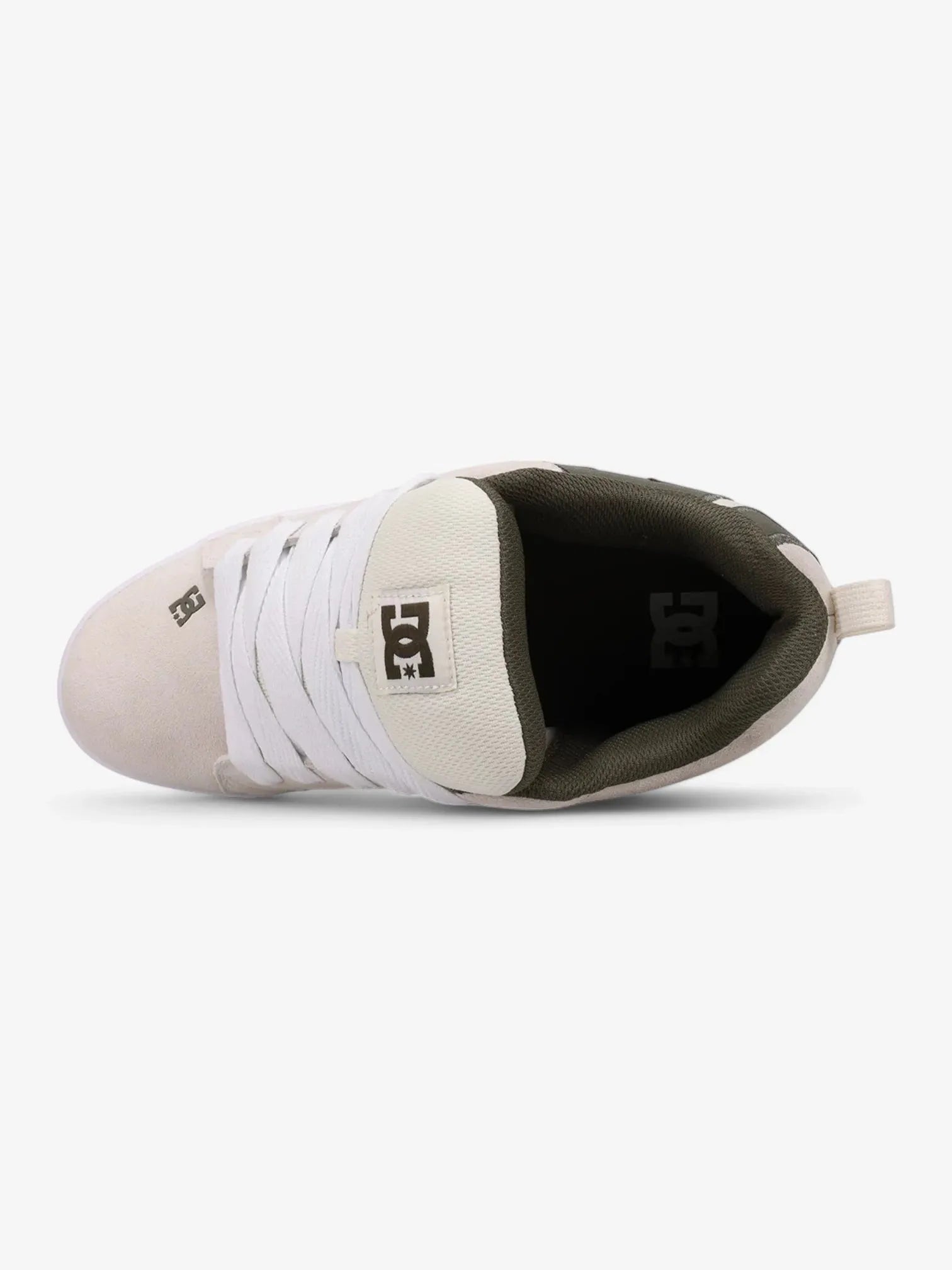 DC Court Graffik SE Sneakers - Men's Casual Skate Shoes in Olive Green | Perfect for Skateboarding, Streetwear & Everyday Comfort