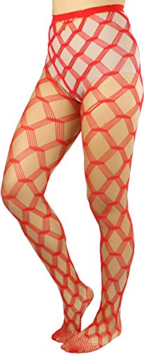 Multi Net Diamond Shape Design - Red