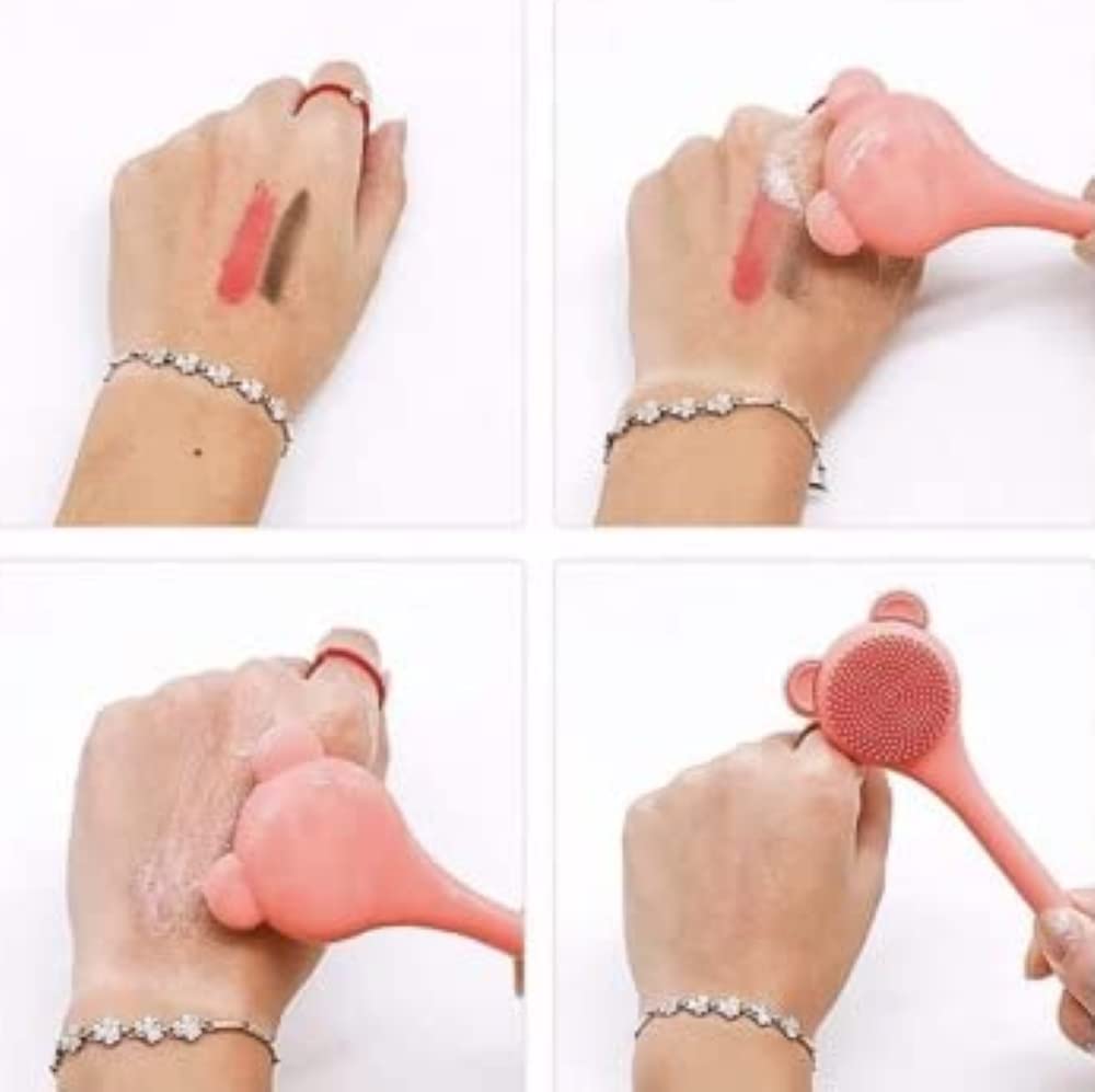 Feelhigh Multipurpose Silicone Face Scrubber & Exfoliating Brush - Gentle Facial Cleansing Tool for Blackheads & Dead Skin | Face Mask Applicator (Pack of 1) | Perfect for Daily Skincare & Spa Treatments