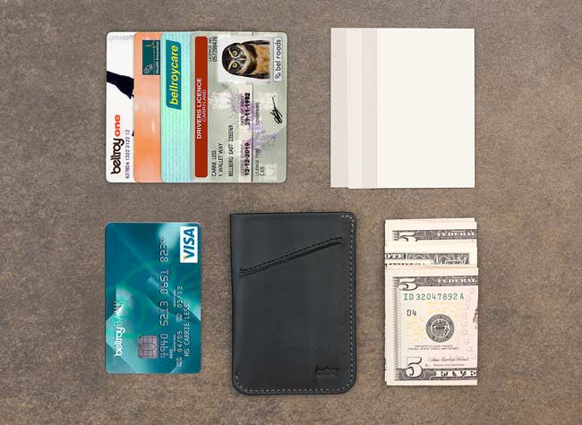 Bellroy Slim Card Sleeve Wallet - RFID Blocking Minimalist Wallet for Men & Women - Perfect for Travel, Everyday Carry & Business Cards