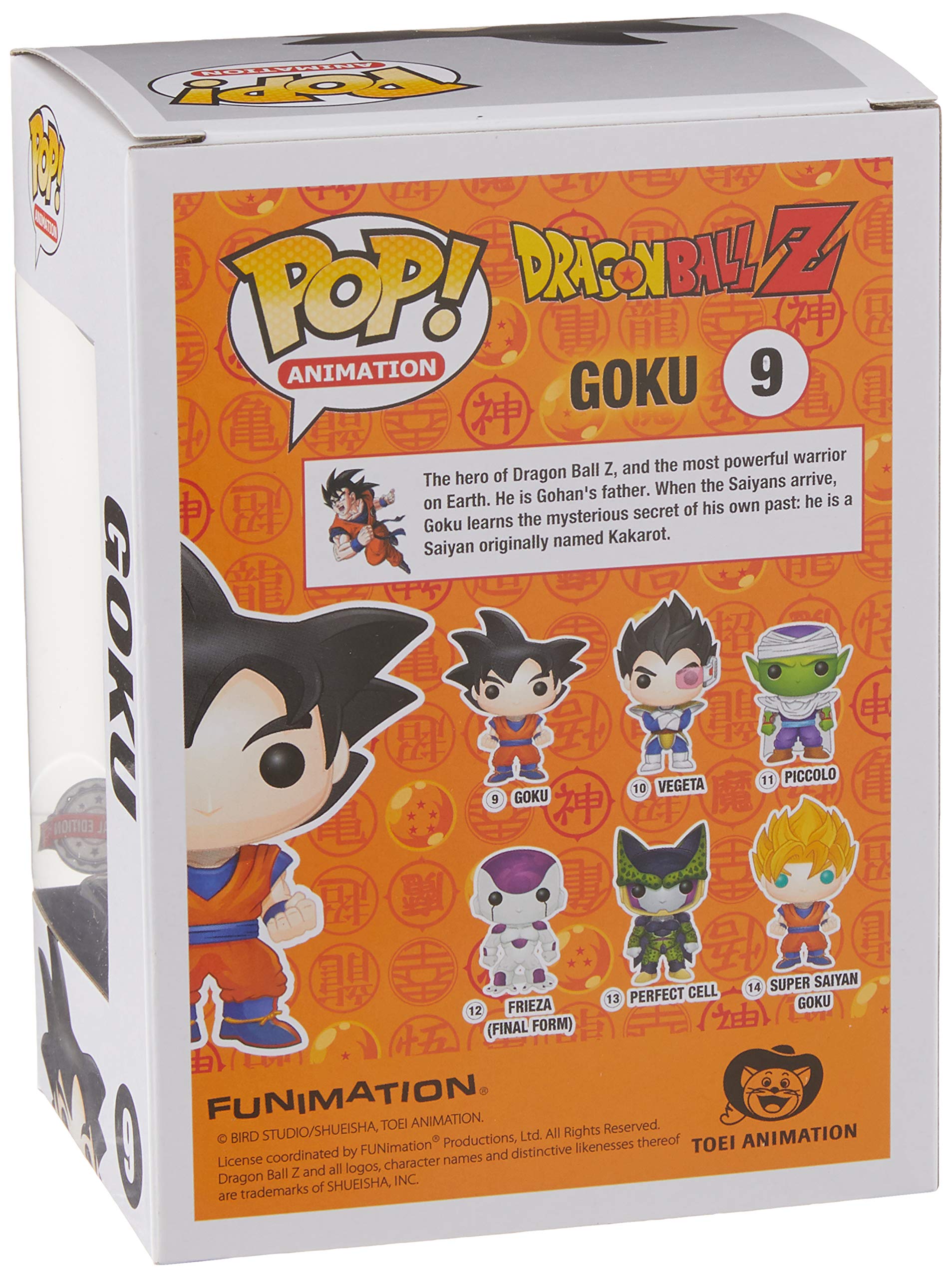 Dragon Ball Z Goku #9 Funko Pop Vinyl Figure - Anime Collectible for Fans, Perfect for Display & Gifts | Home Decor, Office Desk, or Collection Showcase
