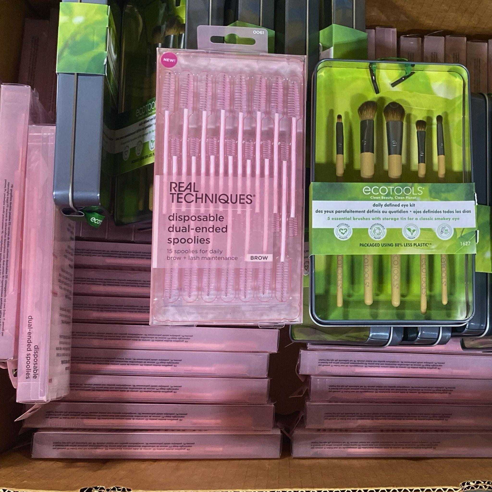 Real Techniques & Eco Tools Makeup Brush Set (55 Pcs) - Professional Cosmetic Brushes for Foundation, Blending, Contouring & More | Perfect for Makeup Artists & Beauty Enthusiasts