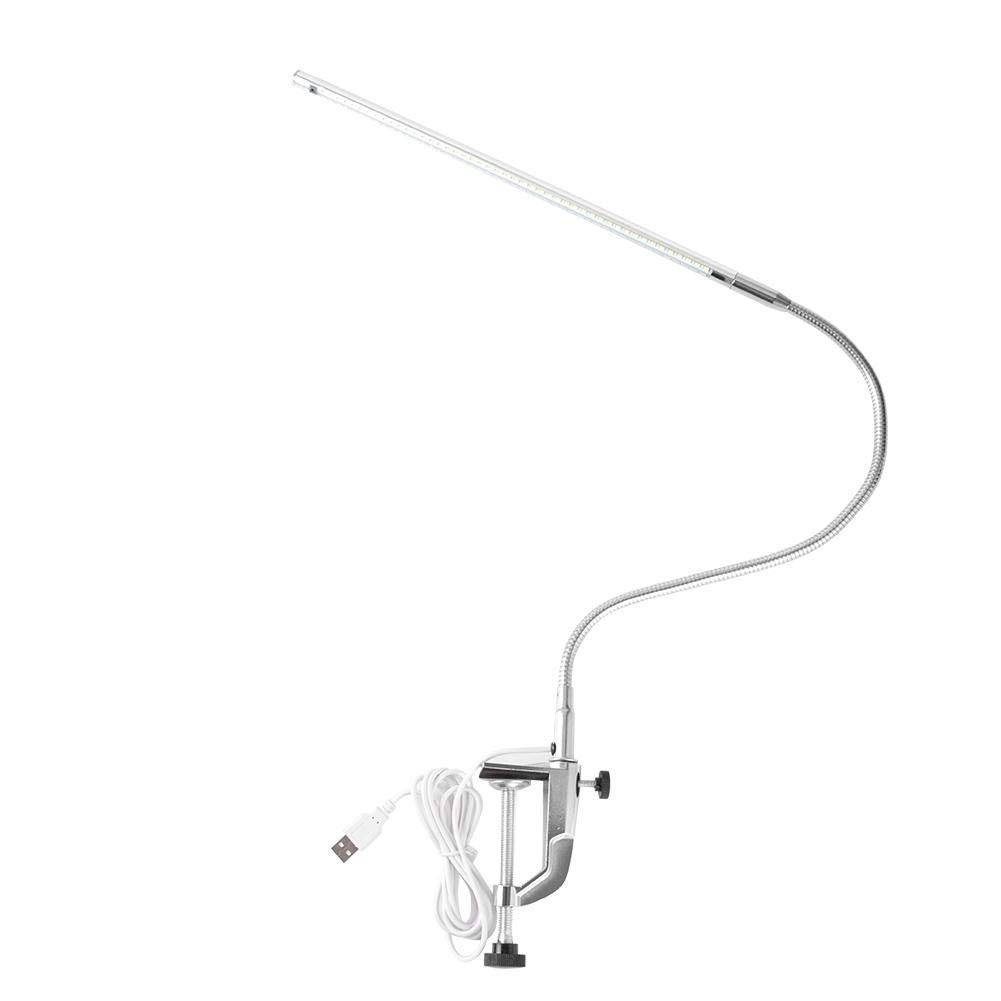 LED Clip Desk Light with USB Power - Adjustable Clamp Lamp for Manicure, Office & Home Workspace | Perfect for Nail Salons, Study Desks & Night Reading