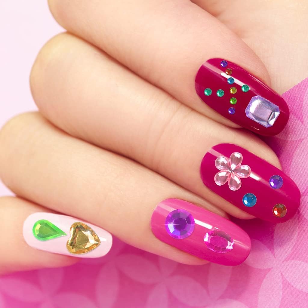 YSTrillion 1200Pcs Gem Rhinestone Stickers - Self-Adhesive Acrylic Face & Nail Gems for DIY Crafts, Makeup, Body Art (14 Sheets) | Perfect for Festival Makeup, Nail Art, Costume Design & Party Decorations