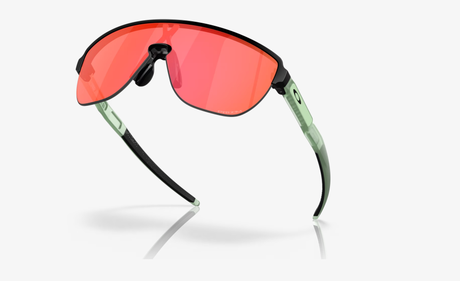Oakley Corridor A Matte Black Sunglasses with Prizm Trail Torch Lenses - Polarized Sports & Outdoor Sunglasses for Running, Cycling, Hiking