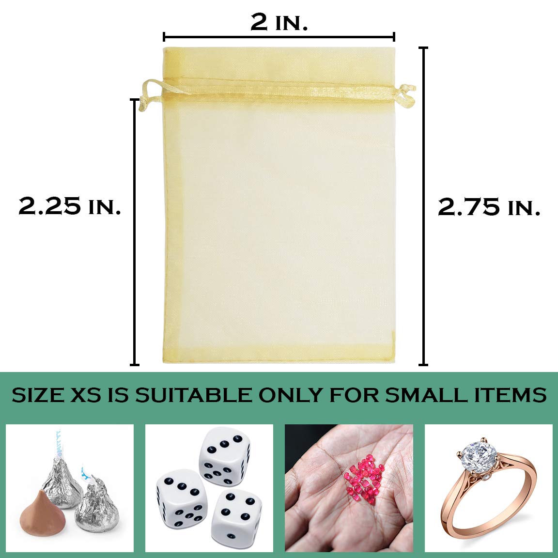 Premium 100-Pack 2x2.75