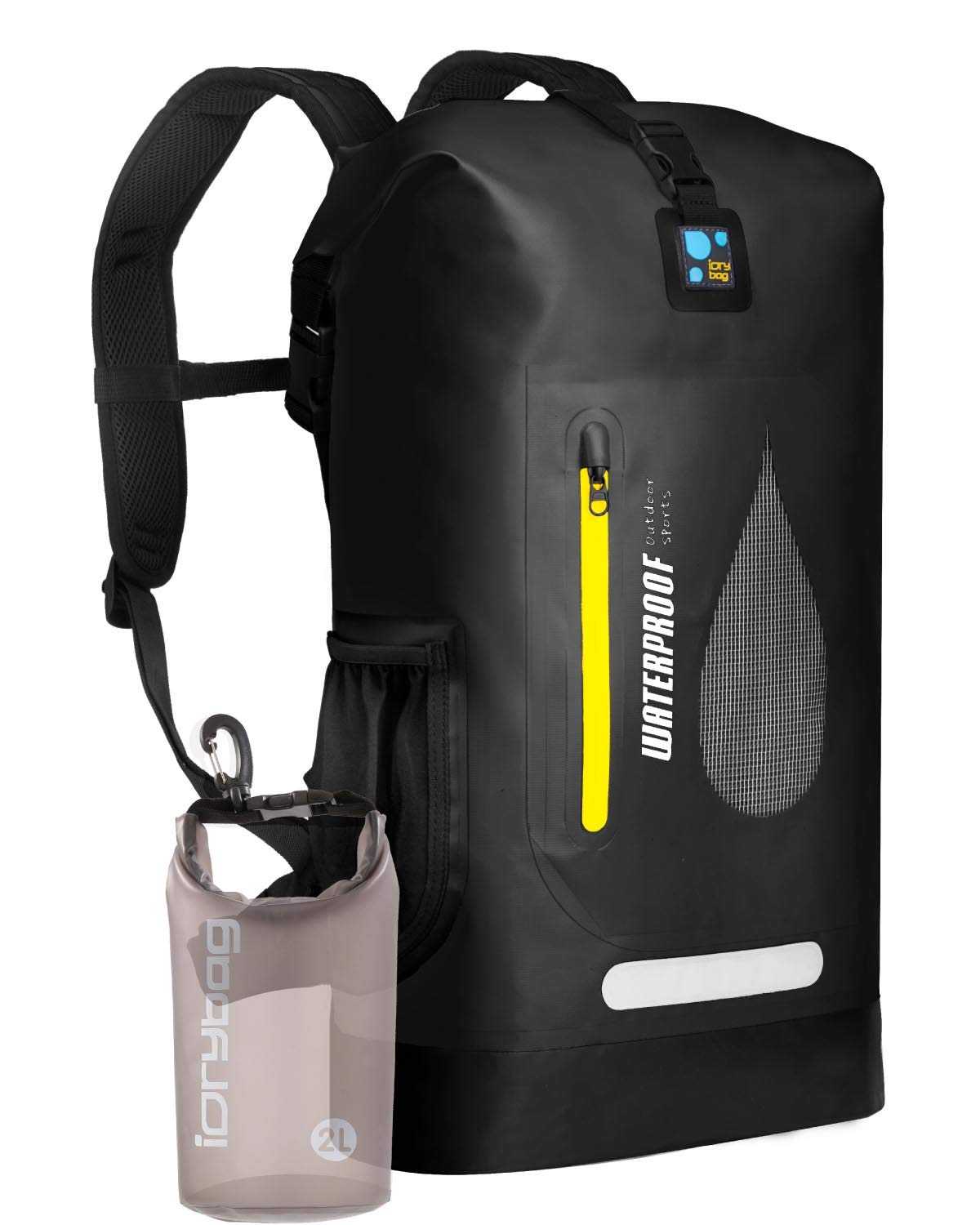 IDRYBAG Waterproof Dry Bag - Floating Marine Backpack for Kayaking, Swimming, Boating & Water Sports - Durable & Lightweight Waterproof Storage for Outdoor Adventures
