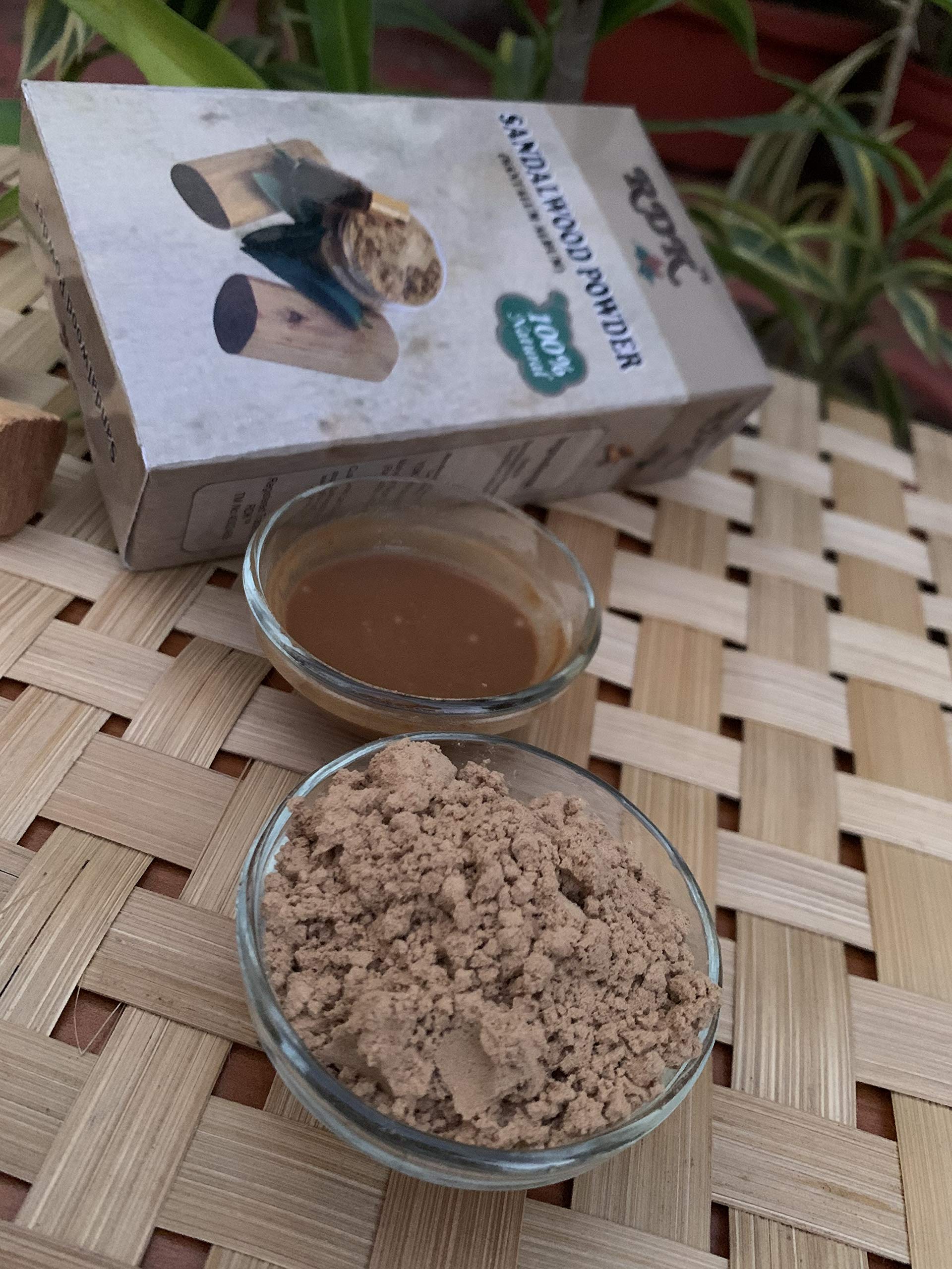 Pure Sandalwood Powder for Face Whitening & Skin Care - 25g Pack for Glowing Skin