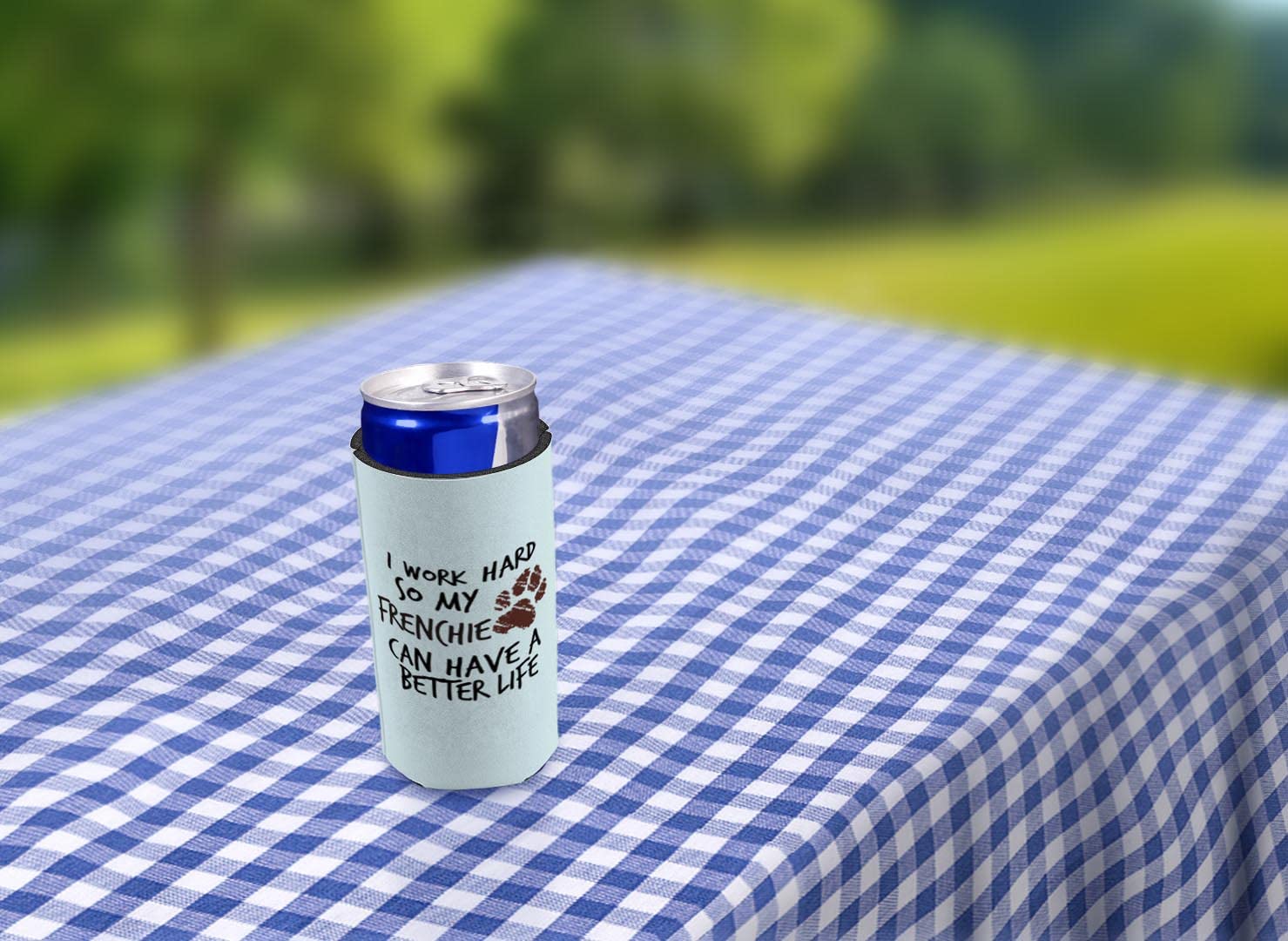 96-Pack Ultra Slim Can Coolers with Paw Print Design - Perfect Gift for Dog Lovers & Men - Keep Drinks Cold for Work, Parties, BBQs & Outdoor Activities