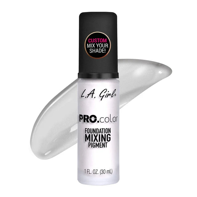 L.A. Girl PRO.COLOR Professional Pigment Mixing Base - Foundation Adjuster for Custom Makeup Shades | Perfect for DIY Cosmetic Blending & Skin Tone Matching