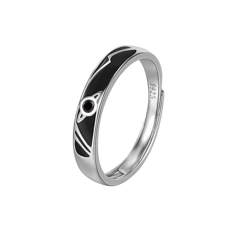 Dream Planet Couple Rings - Stylish Matching Wedding Bands for Him & Her - Sterling Silver or Gold Plated Promise Rings - Perfect for Anniversaries, Engagements and Romantic Gifts
