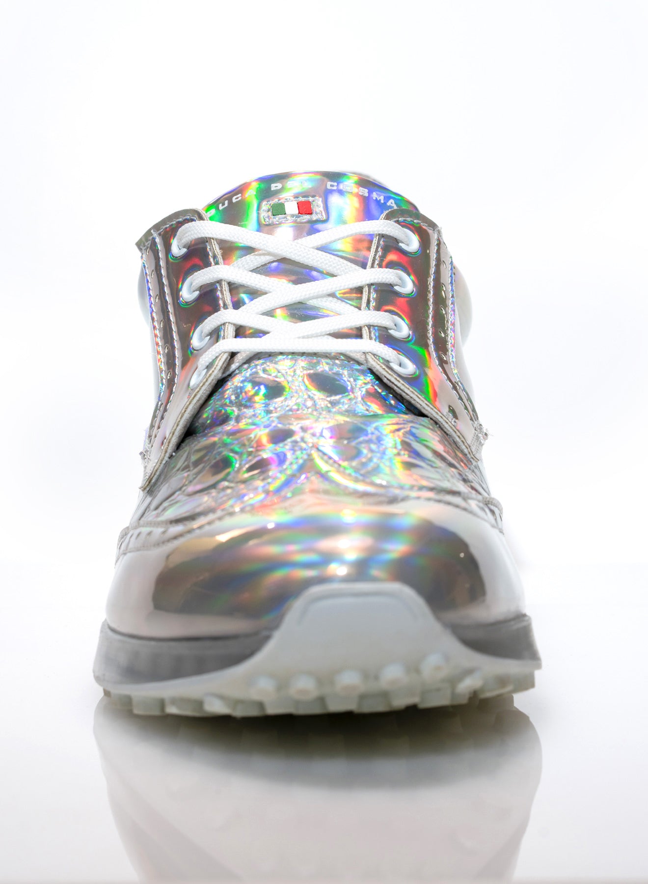 Lucky in Love x Duca Del Cosma Croc Bellezza Women's Fashion Sneakers - Stylish & Comfortable Casual Shoes for Walking, Work & Everyday Wear