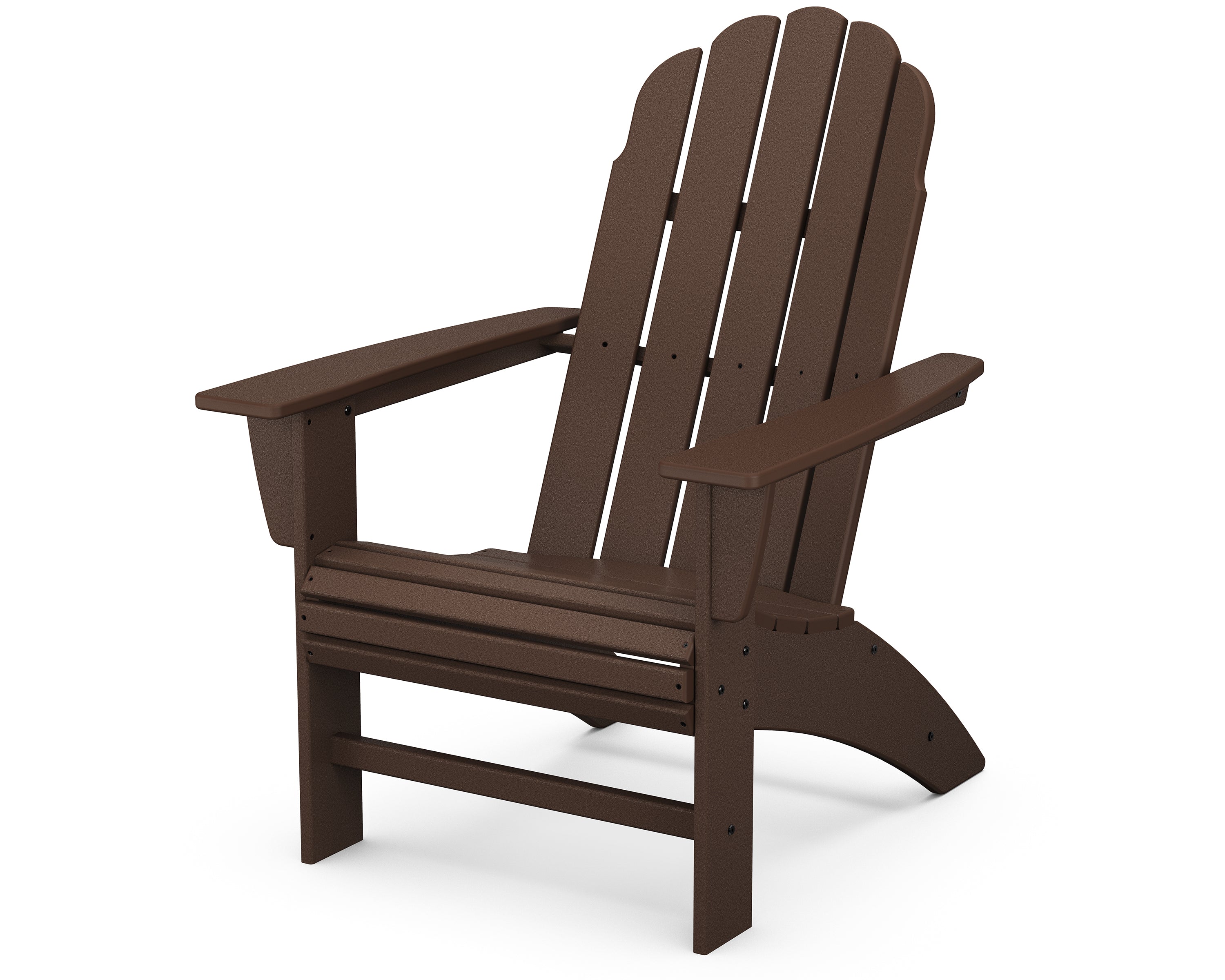 POLYWOOD Vineyard Curveback Adirondack Chair - Durable Outdoor Furniture for Patio, Poolside & Garden - Weather-Resistant Recycled Plastic Material - Perfect for Backyard Relaxation & Entertaining