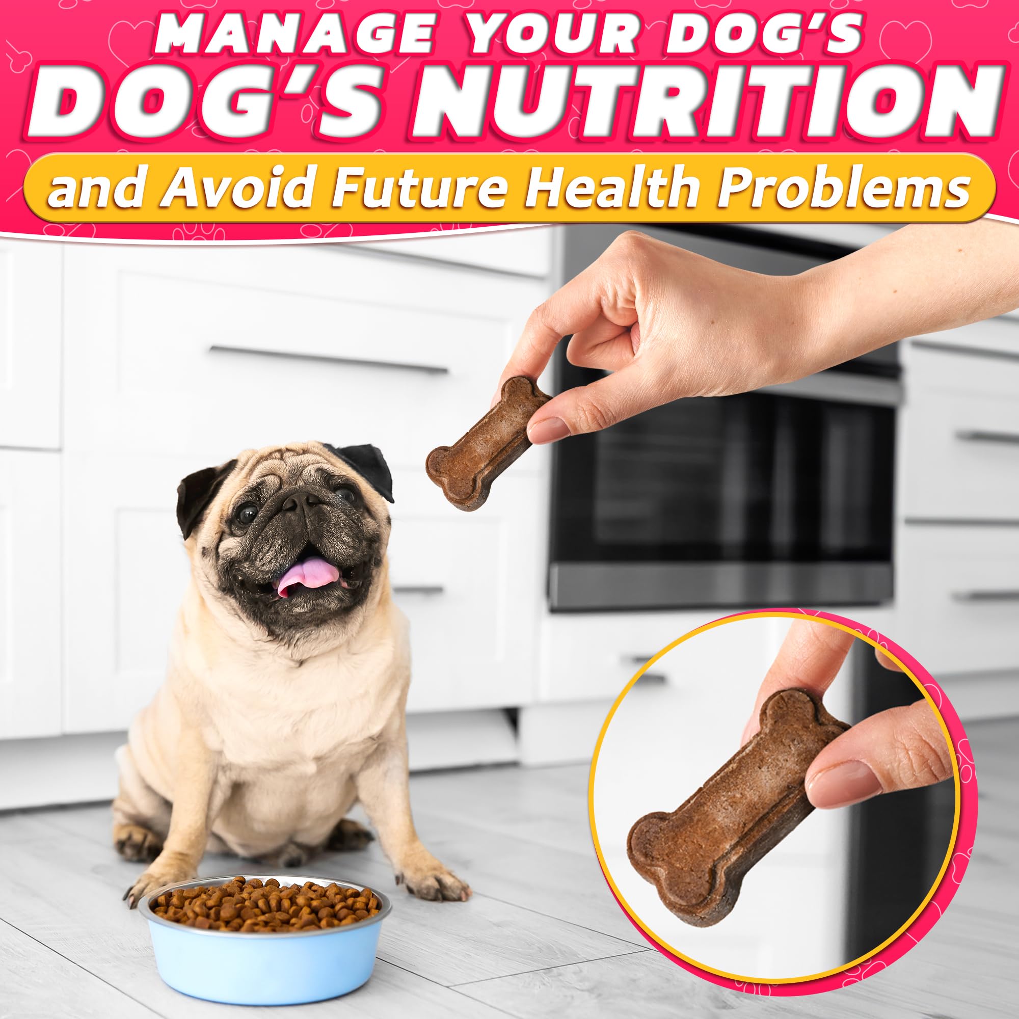 2 Pcs Silicone Dog Treat Molds for Baking, Freezing & Candy Making - Reusable Chocolate Molds for Homemade Dog Treats - Perfect for DIY Pet Snacks, Frozen Treats & Party Favors