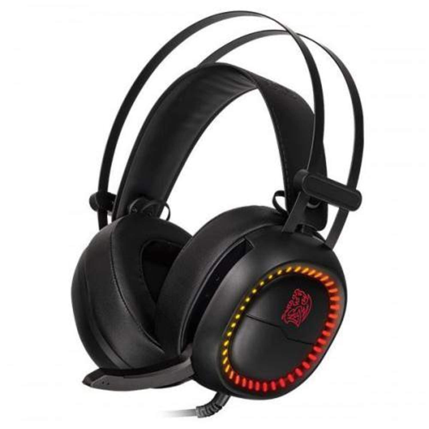 Thermaltake Tt eSports Shock Pro RGB Stereo Gaming Headset - Wired Headphones for PC, PS4, Xbox, Switch & Mobile (iPhone/Android) - Immersive Sound for Gaming, Streaming & Music Listening