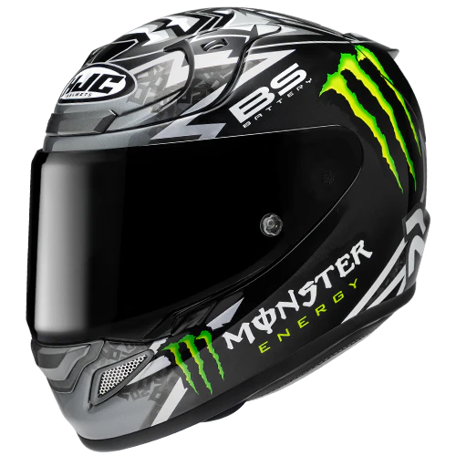 RPHA 12 FQ20 Black Full Face Motorcycle Helmet - Lightweight, DOT & ECE Certified for Racing & Street Riding - High-Performance Safety Gear for Men & Women
