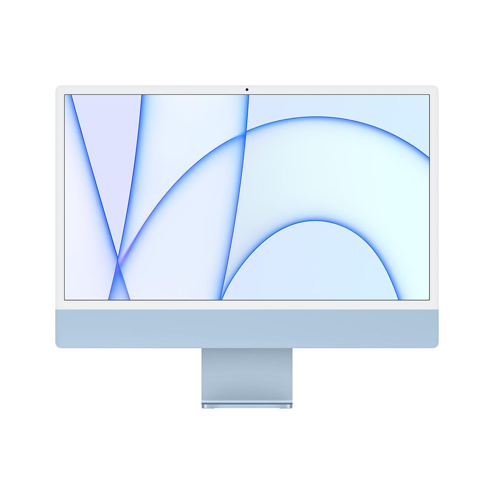 Apple iMac 24-inch with Retina 4.5K Display - M1 Chip 8-Core CPU & 8-Core GPU, 256GB SSD (Silver) | Perfect for Home Office, Graphic Design & Video Editing