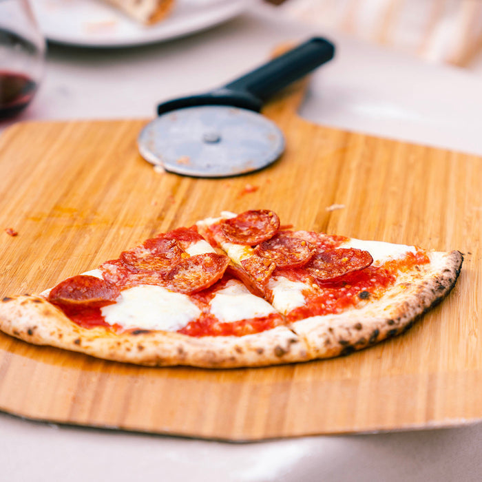 Ooni Bamboo Pizza Peel & Serving Board - Premium Wooden Pizza Paddle for Outdoor Pizza Oven, Perfect for Baking, Serving & Entertaining at Home or Parties