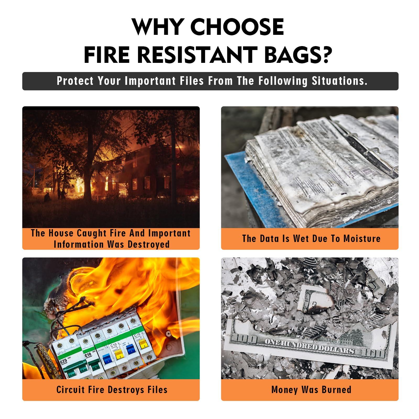 Fireproof Document Bag 15