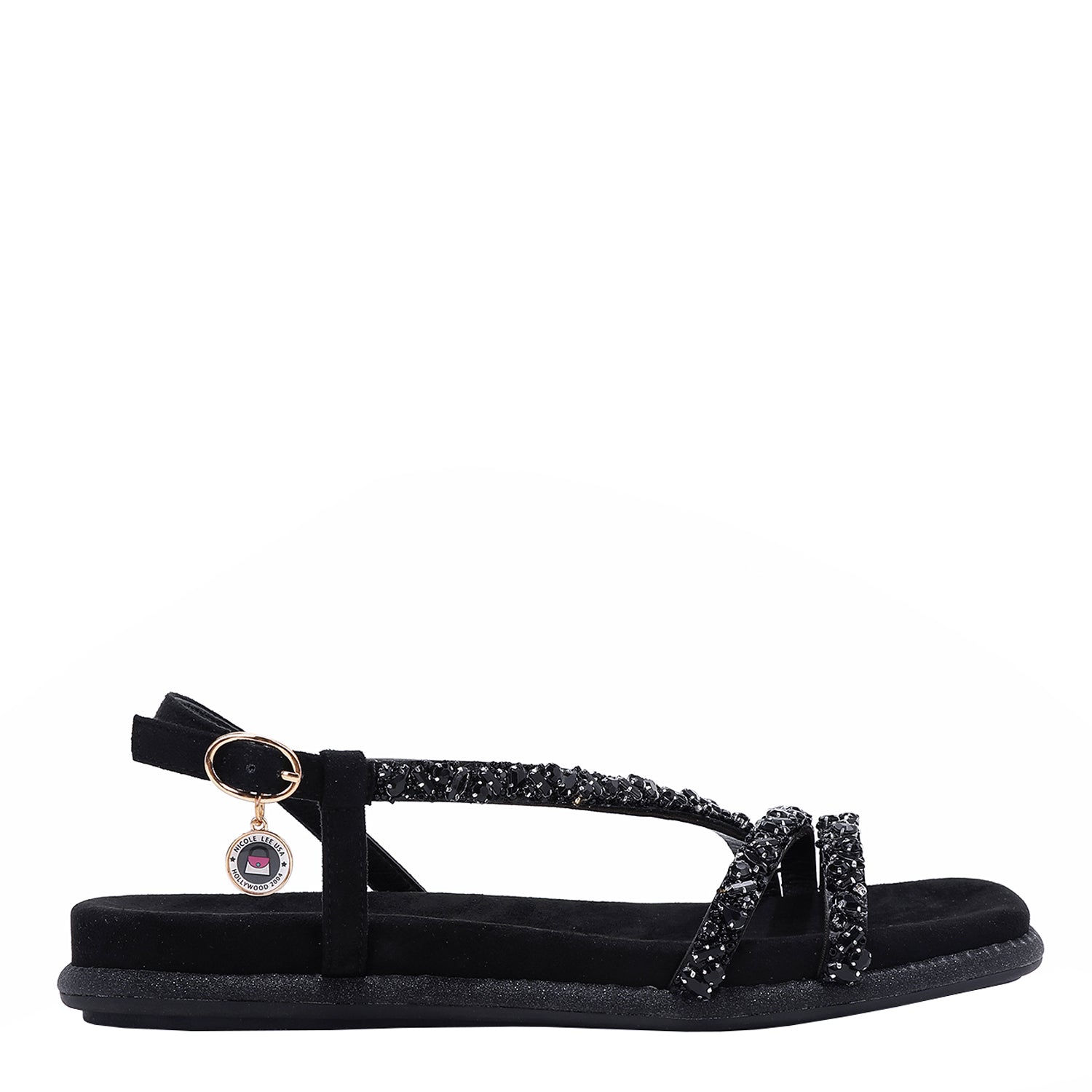 DANI Rhinestone Sandals for Women - Sparkly Gladiator Sandals with Crystals - Perfect for Weddings, Parties & Summer Outfits
