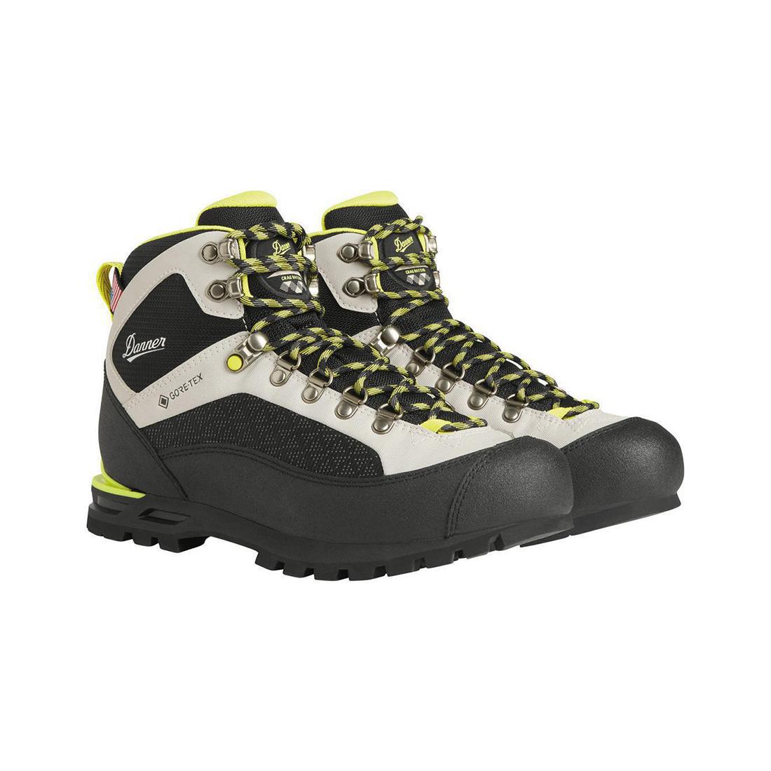 Crag Rat EVO Women's 4.5 Hiking Boots - Waterproof, Lightweight & Durable for Outdoor Adventures (Ice/Yellow) - Perfect for Trail Running, Camping & Winter Hiking