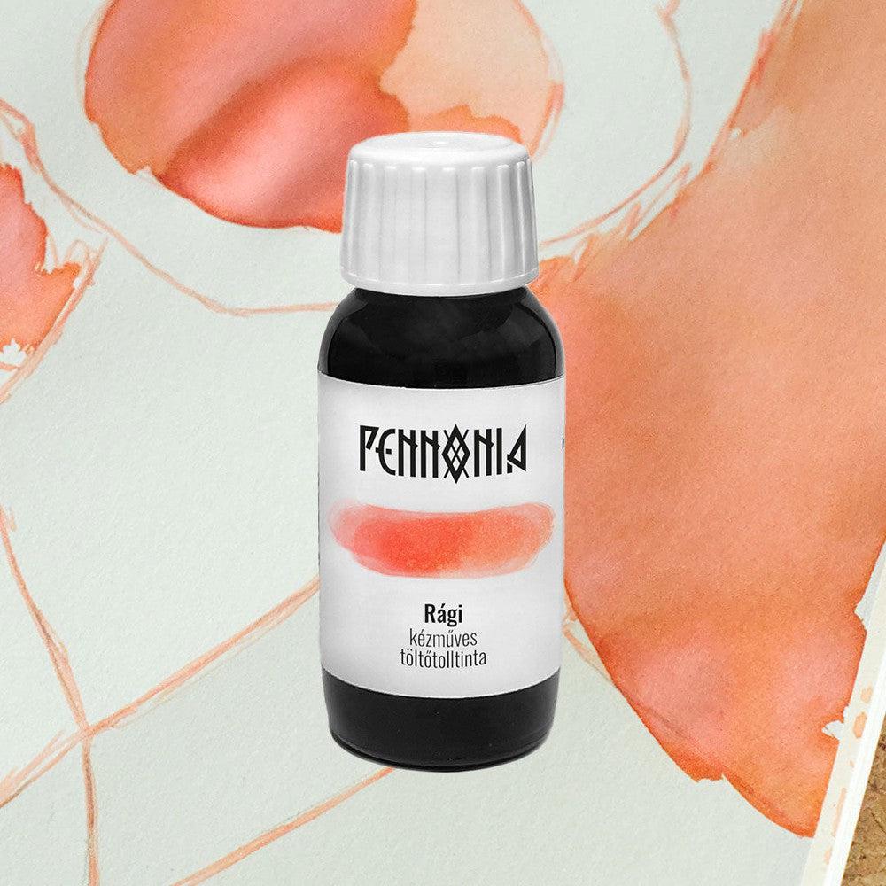 Pennonia Rági (Bubblegum) Fountain Pen Ink Bottle - 60ml High-Quality Ink for Calligraphy, Journaling & Artistic Writing - Perfect for Fountain Pens, Dip Pens & Creative Projects