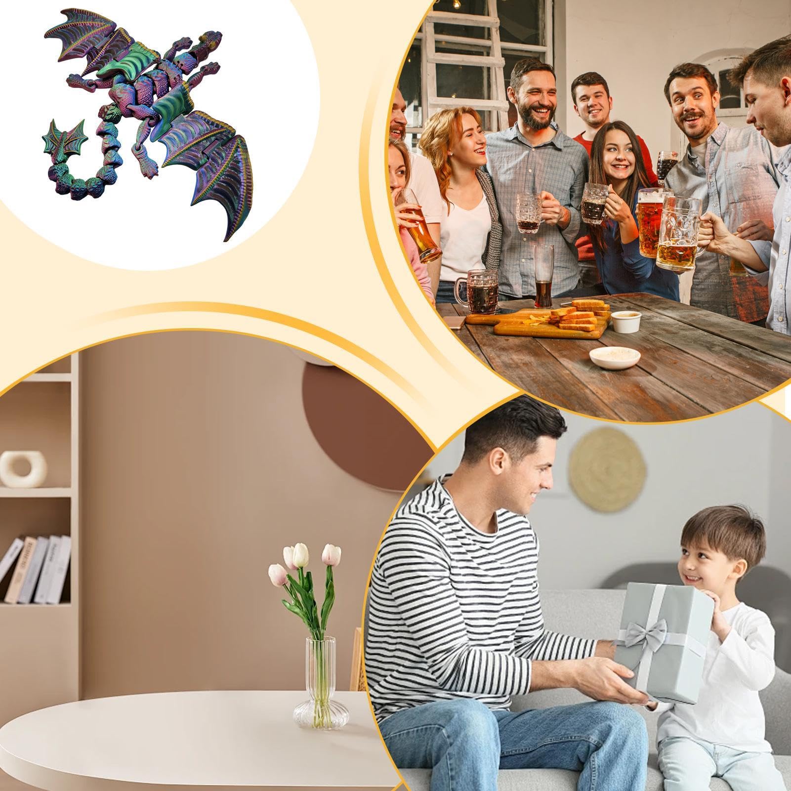 Dragon Finger Puppet Toy - Cute Animal Hand Puppet for Kids, Theater & Playtime Fun