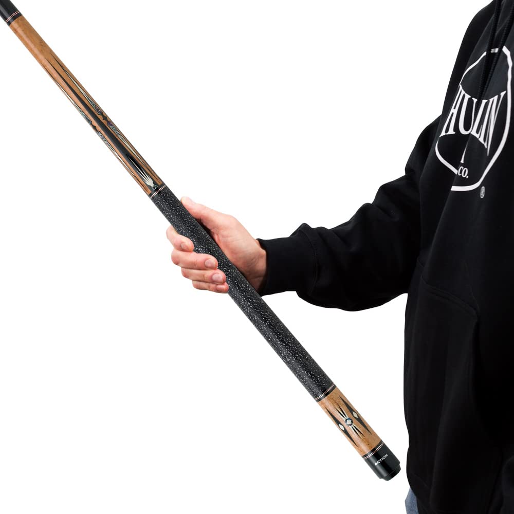 Premium Honey & Black White Pool Cue Stick for Professional Billiards Players - Perfect for Home Game Rooms, Bars, and Competitive Tournaments