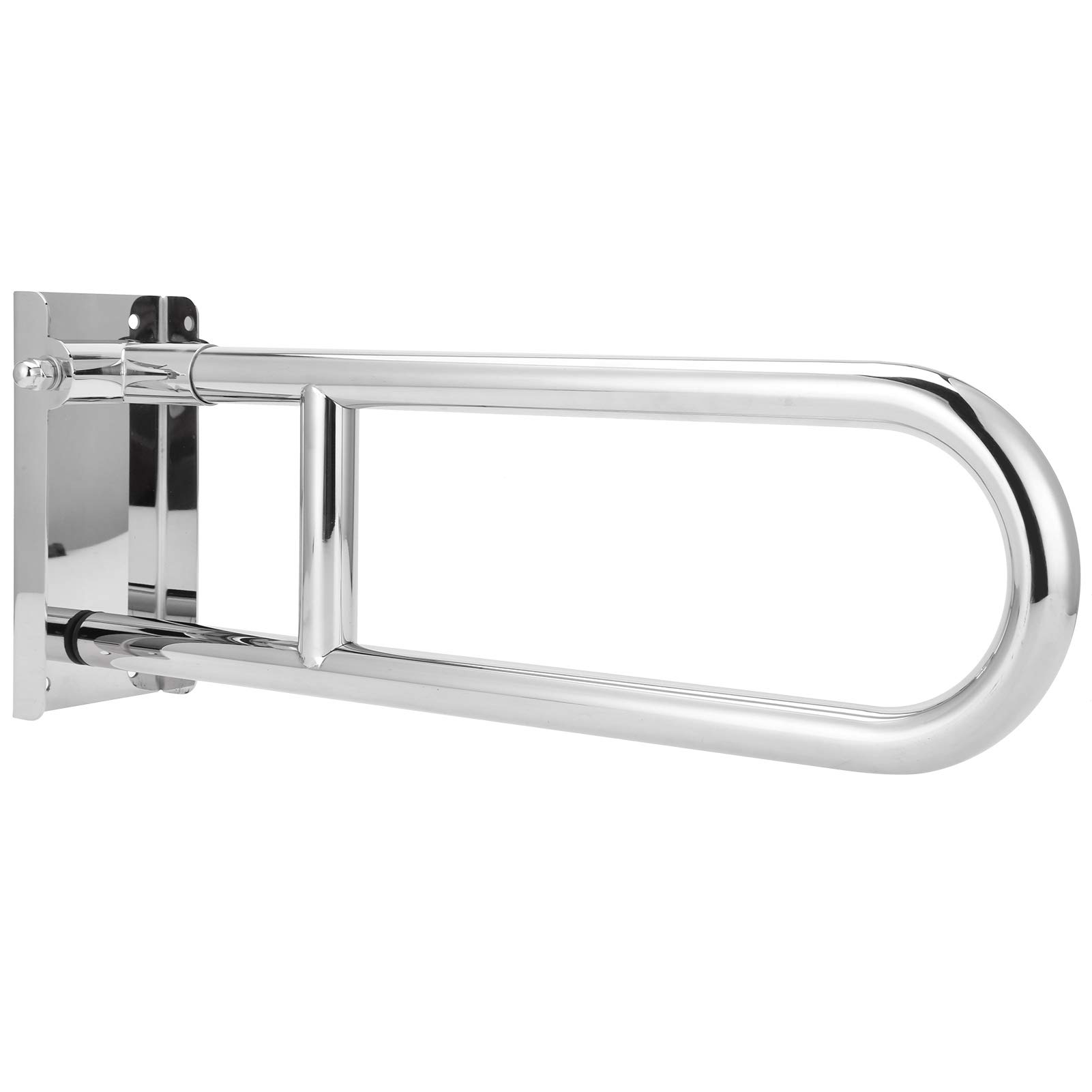 Stainless Steel Foldable Wall-Mounted Grab Bar for Bathtub - Non-Toxic, Easy Install Bathroom Safety Handle for Elderly, Pregnant Women & Kids | Perfect for Shower, Toilet & Disability Assistance