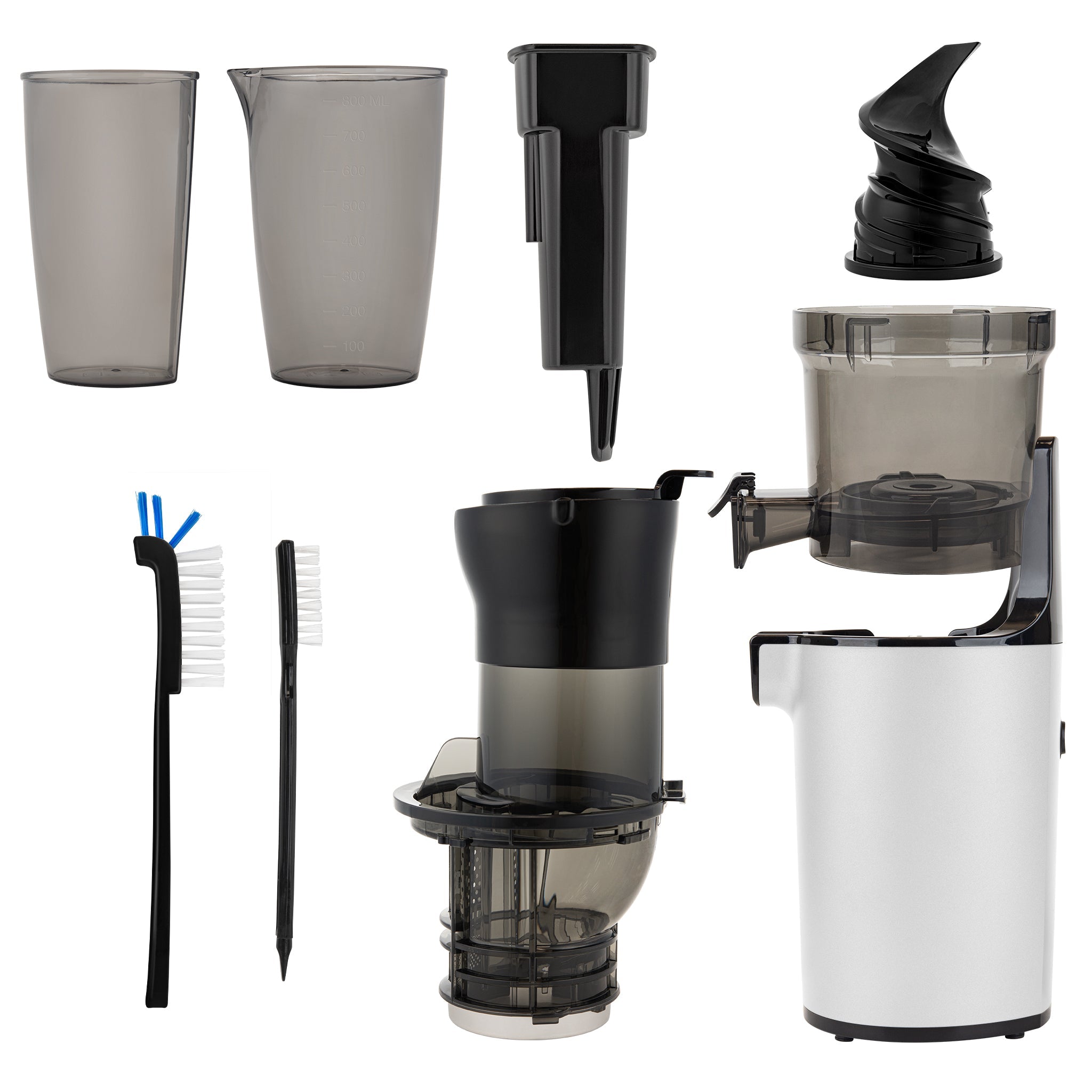 Shine Kitchen Co.® Certified Refurbished Cold Press Juicer - XL Wide Feed Chute for Fruits & Vegetables - Perfect for Healthy Juicing, Detox & Weight Loss